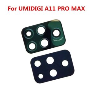 Original For UMIDIGI A11 Pro MAX Back Camera Lens Glass Cover Repair Part