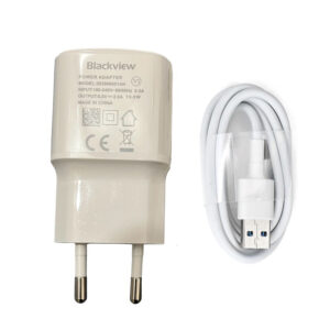 Original 10W Wall Charger Compatible for Blackview A80 Pro, A80 Plus Smartphone AC Adapter with Type-C USB Cable