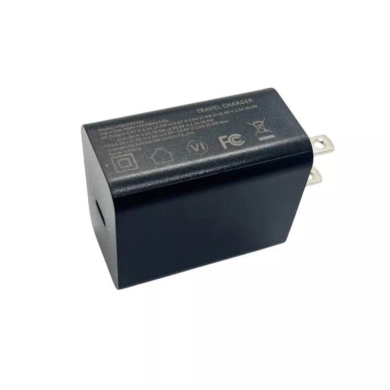 Original Fast Charger 33W PD For Doogee V MAX V20 S89 Phone US Plug Power Adapter+Wired Cable - Image 3