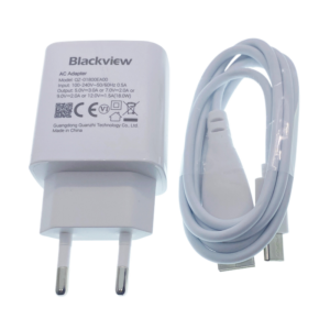 New Original Fast Charger for Blackview BV6800 Pro Power Adapter Travel Wall Charger+Type-C Wire USB Cable