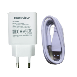 New Original Power Adapter For Blackview BV9000 Pro Travel Charger+Type-C Cable