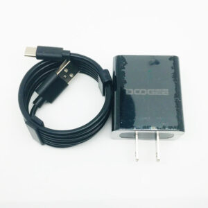 New Original US Standard Doogee S95 Pro Fast Travel Charger Power AC Adapter+Type-C USB Cable for Doogee S95 Phone