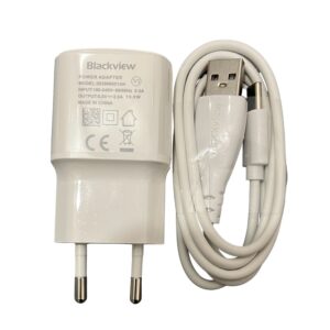 New Original Wall Charger EU Travel AC Power Adapter For Blackview BV7000 Pro+Wire Type-C Data Sync USB Cable Replacement