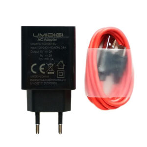 New Original UMIDIGI Bison Charger Fast Charging Power AC Adapter For Phone+Wire USB Cable