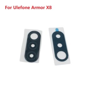 Original Ulefone Armor X8 Back Camera Lens Glass Cover For Phone+Waterproof Foam Module Repair Part