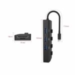 Lightning HUB Adapter 5 IN 1 Splitter OTG For Keyboard Mouse SD/TF Slot - Image 4