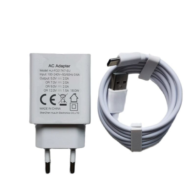 Original Fast Charger For Doogee S96 Pro,S59 Pro Power Adapter+Wire USB Cable - Image 3