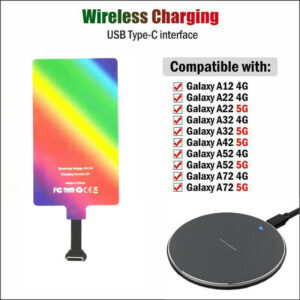 Qi Wireless Charger 10w+2A Receiver For Samsung Galaxy A12 A22 A32 A51 A52 A72 5G