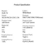 15W Wireless Fast Charger Charging Pad for Blackview BV9200 BV6800 BV9500 BV9600 BV9700 BV9800 BV9900 BL6000 - Image 7