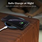 15W Fast Wireless Charger For Ulefone Power Armor 14 Pro Phone with LED ring - Image 3