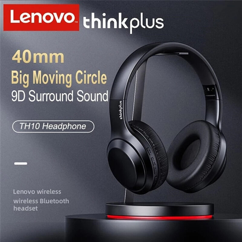 Lenovo Thinkplus TH10 Wireless Headphone bluetooth V5.0 Watching TV  9D Surround HiFi Effect 300mAh Battery Sports Gaming Headset - Image 2