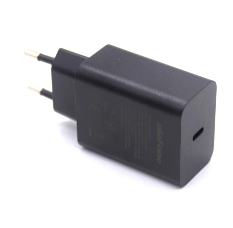 Original Fast Charger For Ulefone Power Armor 13 Phone PD 33W Wall Travel Power Adapter EU Plug with Wired type-c Cable - Image 4