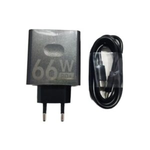 Original 66W Fast Charger For Oukitel WP21 Phone AC Adapter Wall Power with Wired PD Type-c Cable