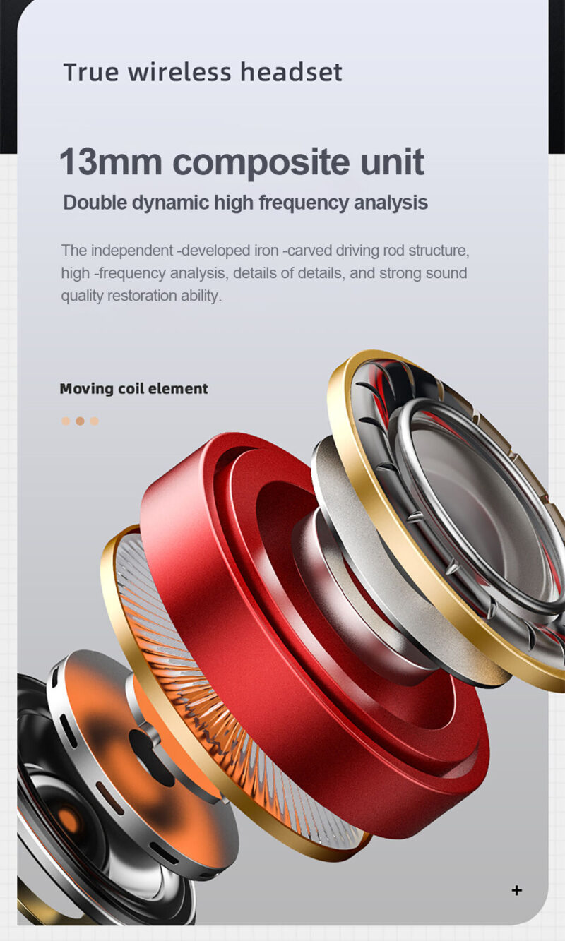 Lenovo LP2 TWS bluetooth 5.0 Earphone HiFi Stereo Bass AAC HD Audio ENC Noise Cancelling Waterproof Sports Headphone MIC Calling Type-C Charging - Image 9
