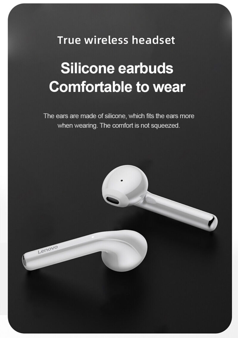Lenovo LP2 TWS bluetooth 5.0 Earphone HiFi Stereo Bass AAC HD Audio ENC Noise Cancelling Waterproof Sports Headphone MIC Calling Type-C Charging - Image 15