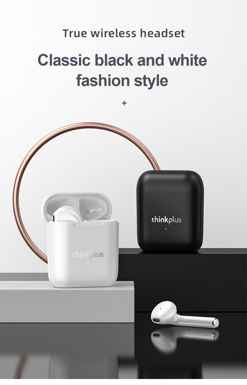 Lenovo LP2 TWS bluetooth 5.0 Earphone HiFi Stereo Bass AAC HD Audio ENC Noise Cancelling Waterproof Sports Headphone MIC Calling Type-C Charging - Image 16