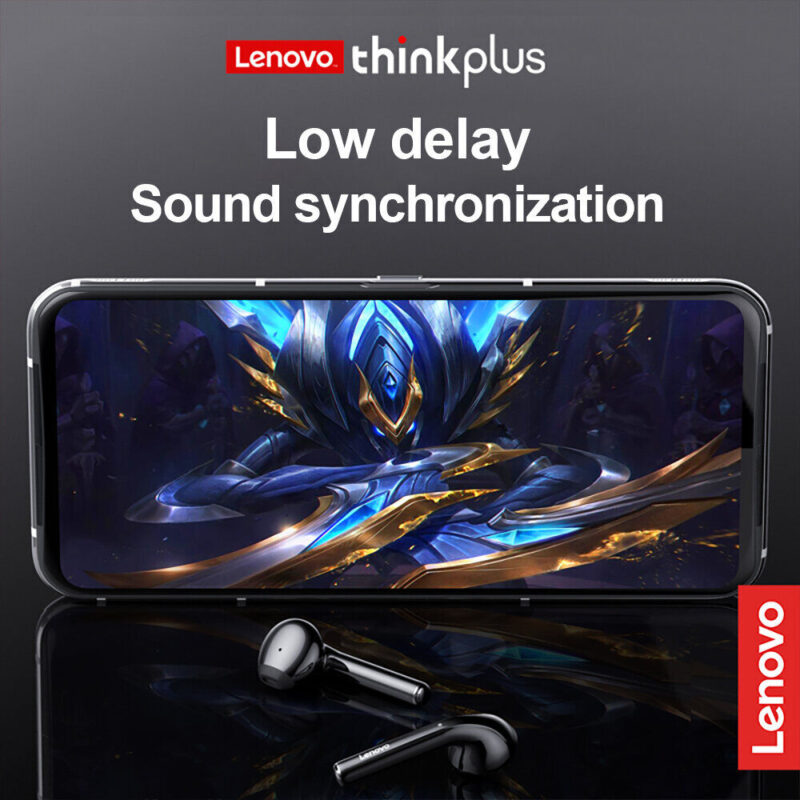 Lenovo LP2 TWS bluetooth 5.0 Earphone HiFi Stereo Bass AAC HD Audio ENC Noise Cancelling Waterproof Sports Headphone MIC Calling Type-C Charging - Image 3