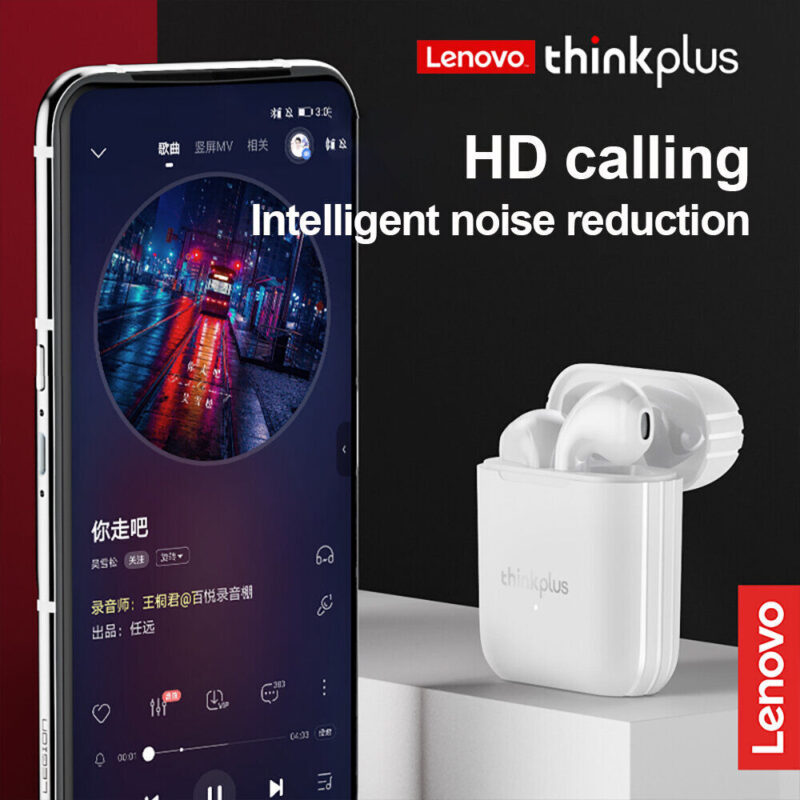 Lenovo LP2 TWS bluetooth 5.0 Earphone HiFi Stereo Bass AAC HD Audio ENC Noise Cancelling Waterproof Sports Headphone MIC Calling Type-C Charging - Image 4