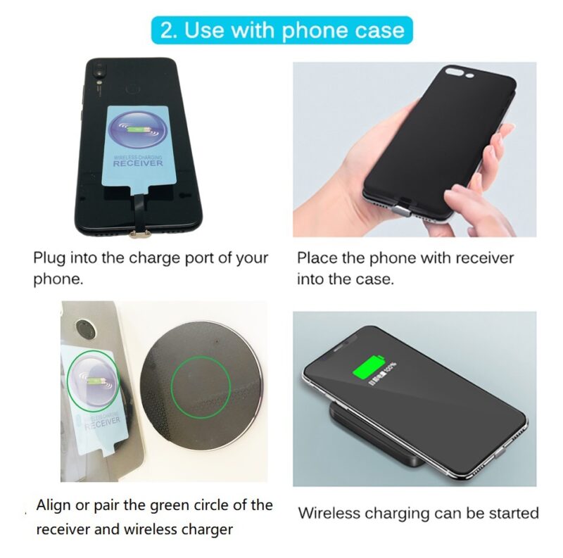 7.5W External Type-C Wireless Charging Receiver for Samsung A21/A31/A41/A51/A71/A60/A70/A90 5G | Wireless Charger Adapter - Image 7