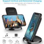 Metal Stand Wireless Charger For Doogee S89 S90 S95 S96 S97 S98 Pro S88 Plus V10 V20 5G,Dual Coils,Breathing LED Light - Image 5