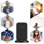 Metal Stand Wireless Charger For Doogee S89 S90 S95 S96 S97 S98 Pro S88 Plus V10 V20 5G,Dual Coils,Breathing LED Light - Image 2