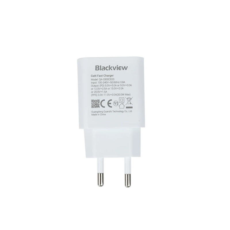 Original GaN Fast Charger For Blackview BV8900 EU Plug Travel with 11V 3A TYPE-C USB Cable Data Line - Image 3