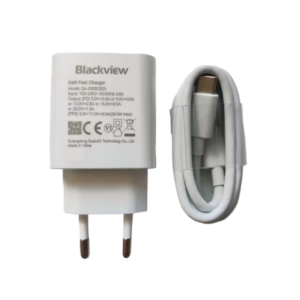 Original GaN Fast Charger For Blackview BV9300 EU Plug Travel with 11V 3A TYPE-C USB Cable Data Line