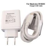 Original GaN Fast Charger For Blackview BV9200 EU Plug Travel 66W TYPE-C USB Cable Data Line