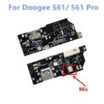 For Doogee S61 Pro Cell Phone New Original USB Board Charging Plug Dock With Microphone MIC - Image 4