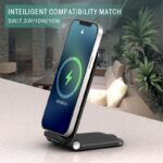 15w Stand Foldable Wireless Charger Compatible for Blackview BV9900 BV9800 BV9700 BV9600, For Doogee S89 S99 S98 Pro,For Ulefone Armor 10 11 12 14 17 18 Pro - Image 6