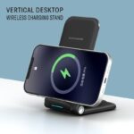 15w Stand Foldable Wireless Charger Compatible for Blackview BV9900 BV9800 BV9700 BV9600, For Doogee S89 S99 S98 Pro,For Ulefone Armor 10 11 12 14 17 18 Pro - Image 5