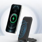 15w Stand Foldable Wireless Charger Compatible for Blackview BV9900 BV9800 BV9700 BV9600, For Doogee S89 S99 S98 Pro,For Ulefone Armor 10 11 12 14 17 18 Pro - Image 3